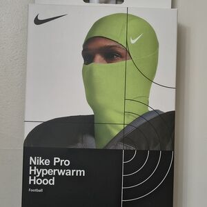 Nike Pro Hyperwarm Hood in Bright Green